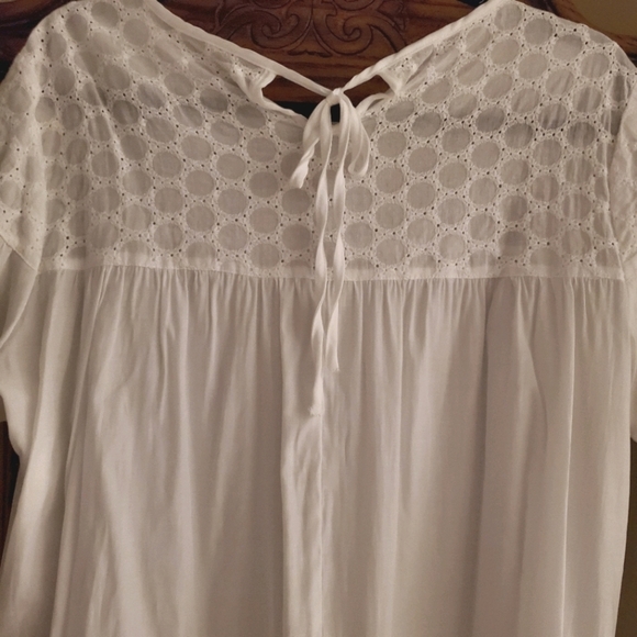 SHEIN Women's Tie Back Short-sleeved Tunic - Picture 7 of 8